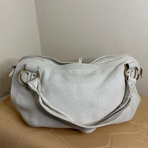 💯 Authentic Celine White Leather Bittersweet Hobo🍀 - Picture 4 of 17